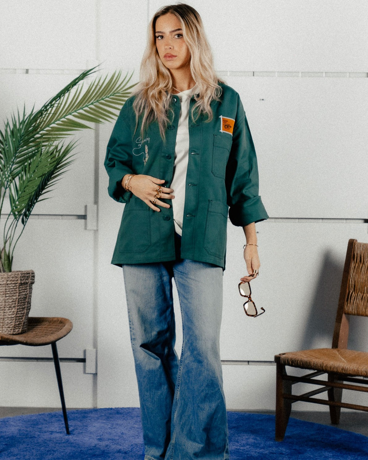 [Tailles S-M-L-XL] Veste à Bouton Vert Sapin