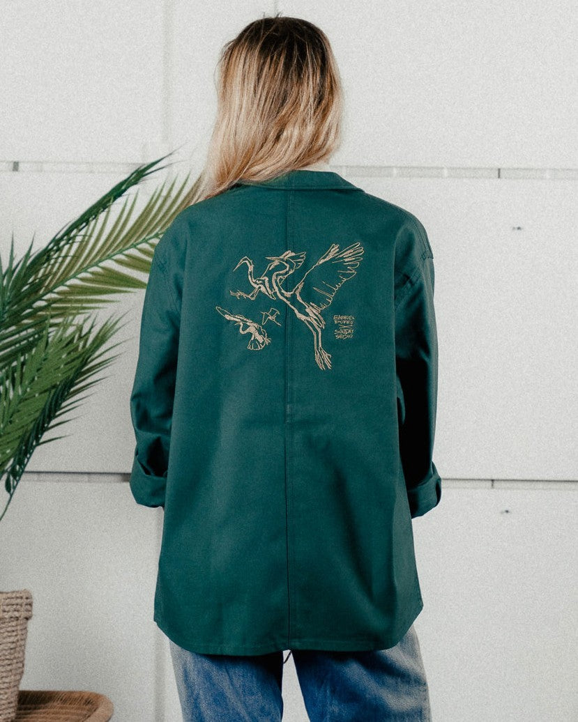 [Tailles S-M-L-XL] Veste à Bouton Vert Sapin