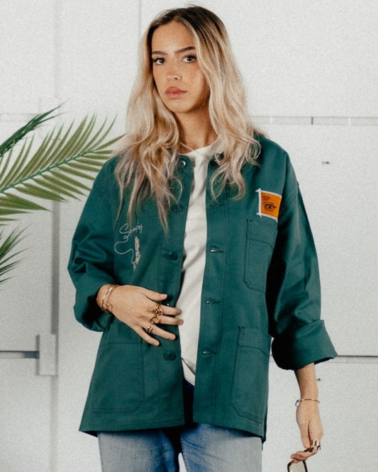 [Tailles S-M-L-XL] Veste à Bouton Vert Sapin
