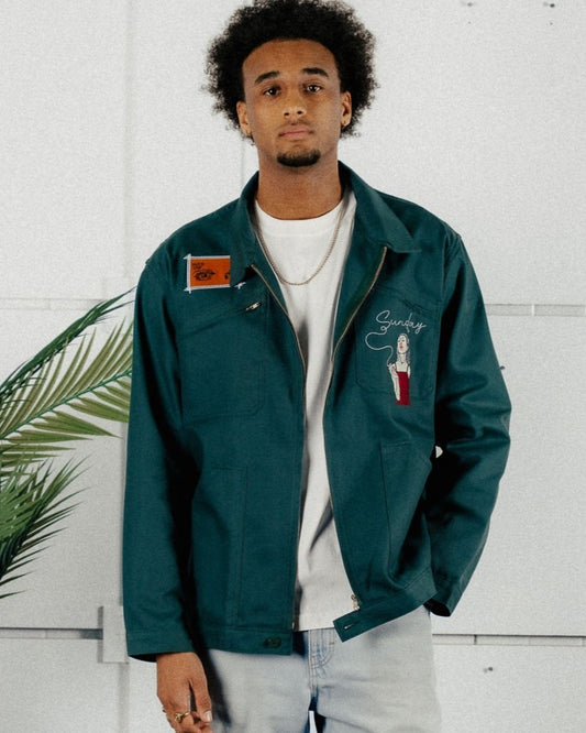 [Tailles S-M-L-XL] Veste à Zip Vert Sapin